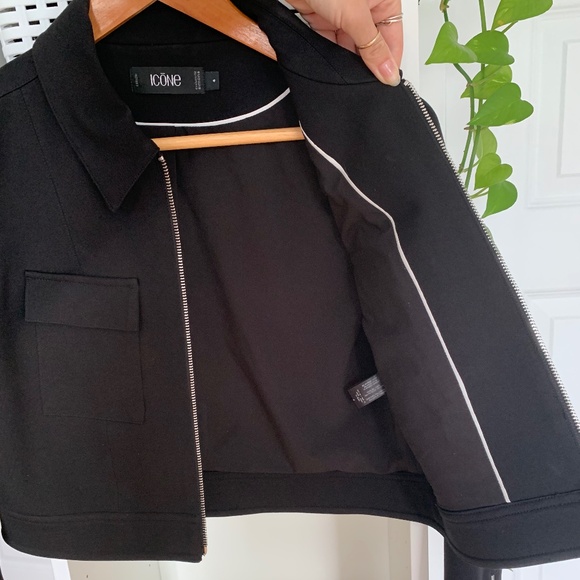 Black structured jacket - Picture 2 of 3